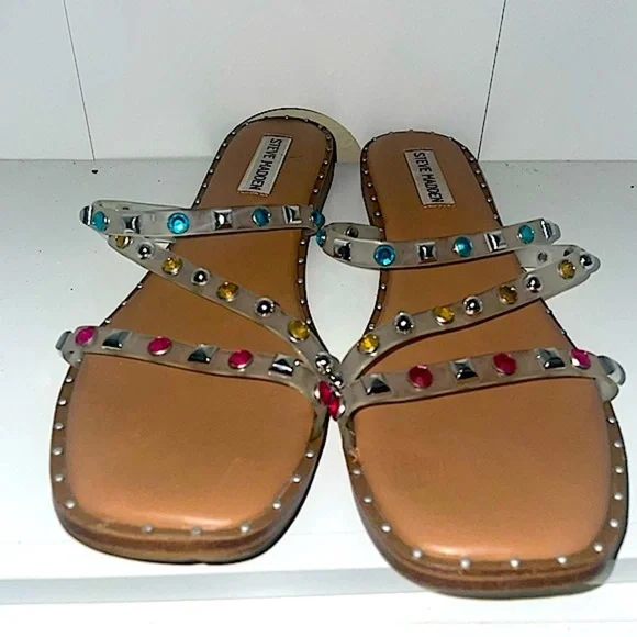 Jewel Steve Madden Sandals crystal sandals embellished Steve Madden sandals - Picture 8 of 8